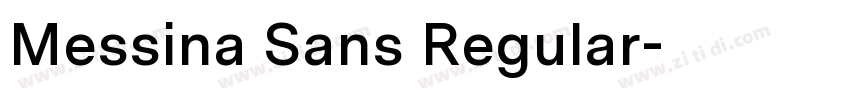 Messina Sans Regular字体转换